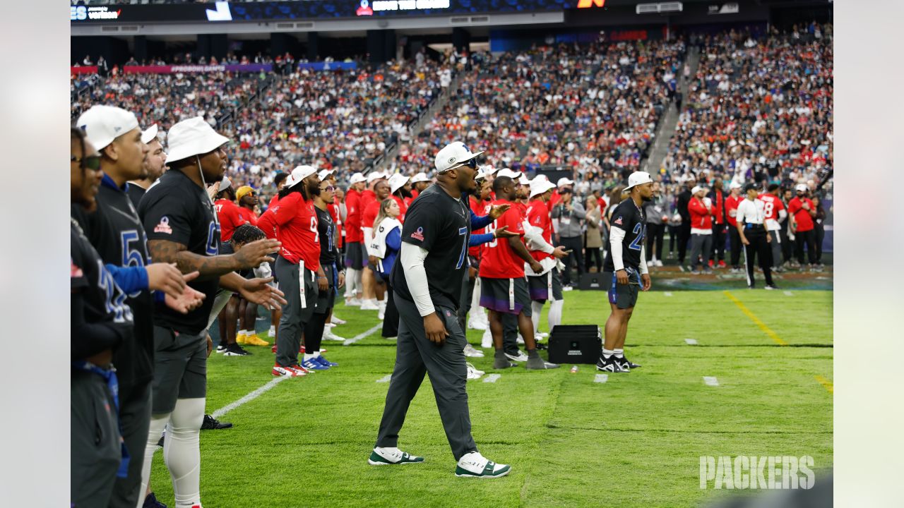 Photos: Packers clock in at the NFL Flag football game