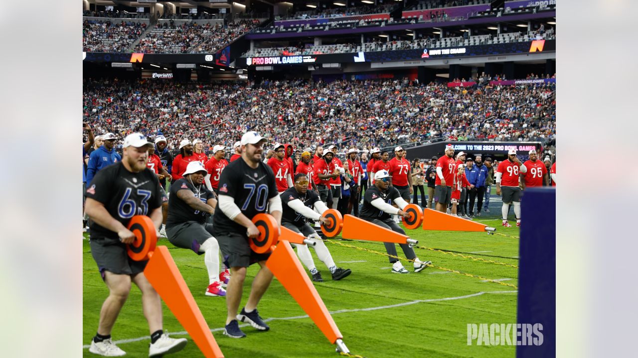 Photos: Packers clock in at the NFL Flag football game