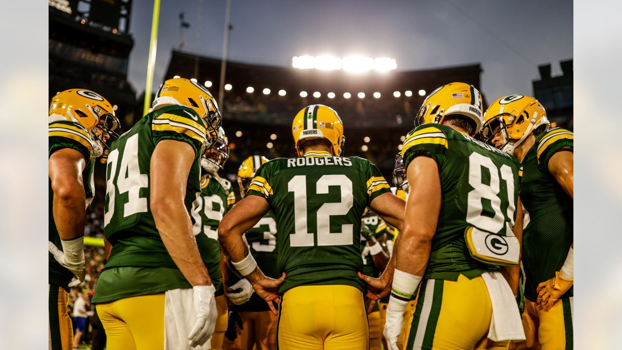 A Green Bay Packers fan before their game against the Chicago Bears Sunday,  Sept. 18, 2022, in Green Bay, Wis. (AP Photo/Jeffrey Phelps Stock Photo -  Alamy