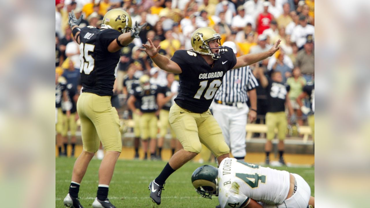 Mason Crosby Colorado Buffaloes Action Signed 8x10