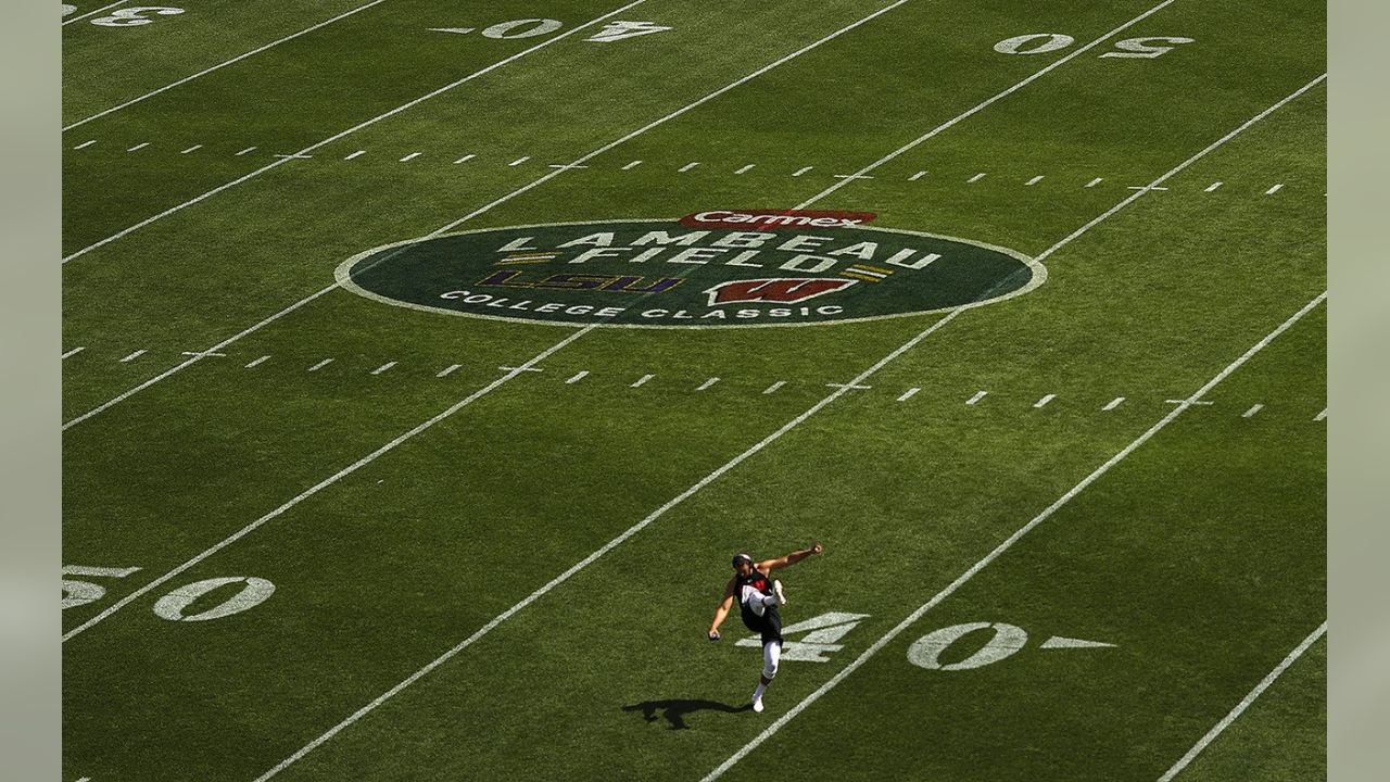 Lambeau Field welcomes LSU, Wisconsin in historic college football