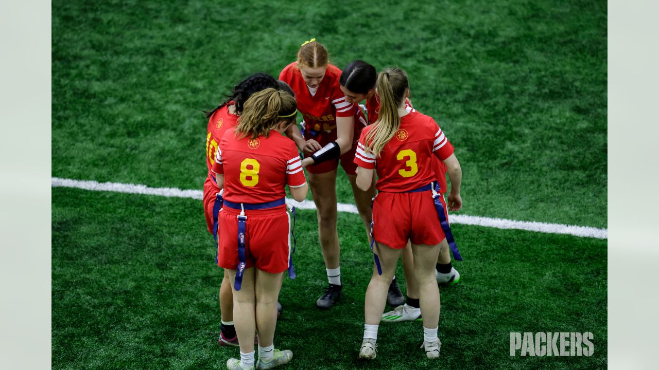 Photos: Packers host first-ever Girls Flag Open event in Green Bay