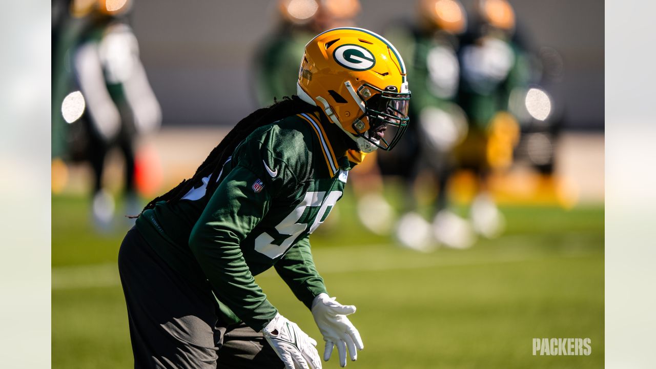 Green Bay Packers practice for LA Rams game on Clarke Hinkle Field