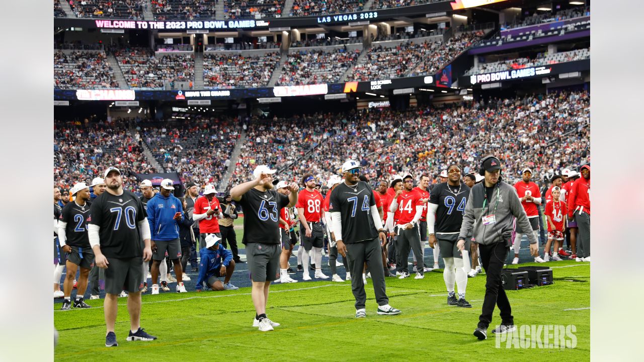 Photos: Packers clock in at the NFL Flag football game