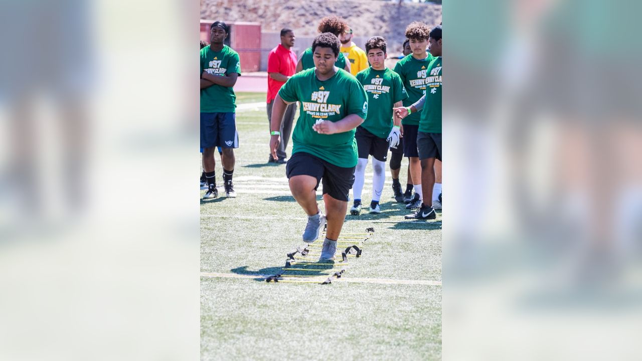 NFL player Kenny Clark will hold free youth camp in Rialto on July 1;  former Summit star Jamaal Williams will also attend, Sports