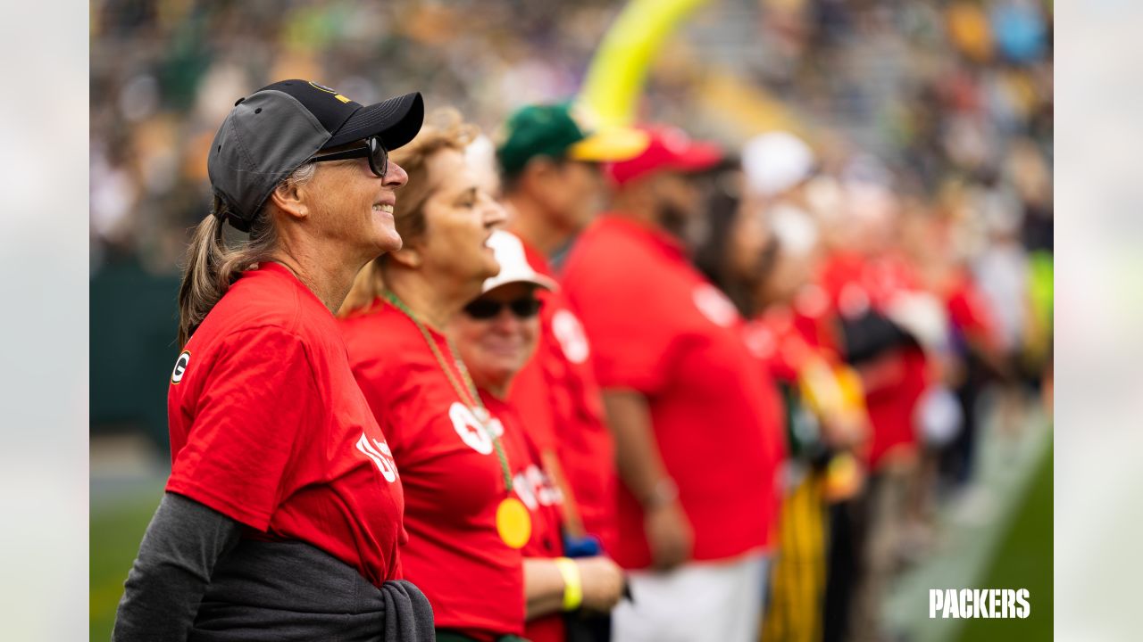 Packers recognizing the American Red Cross at Packers Give Back Game