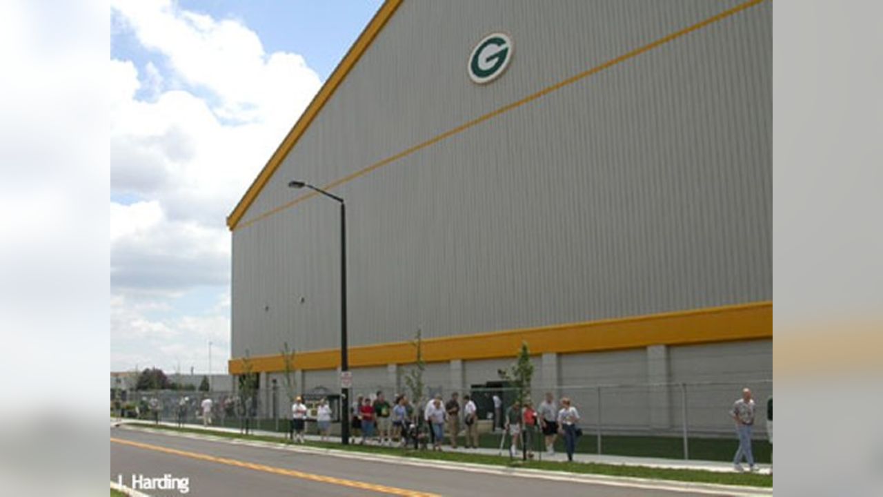 Packers back at practice inside the Don Hutson Center