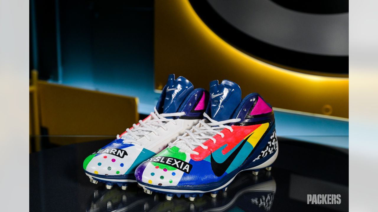 Packers players' 'My Cause My Cleats' shoes in action