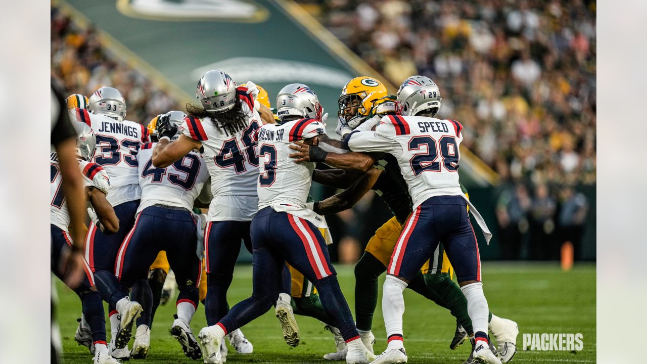 American Football - NFL - New England Patriots v Green Bay Packers Stock  Photo - Alamy