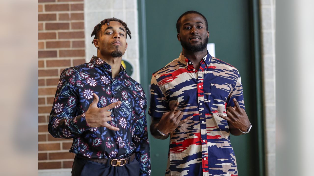 Aaron Rodgers outfits he has worn for Welcome Back Packers Luncheon