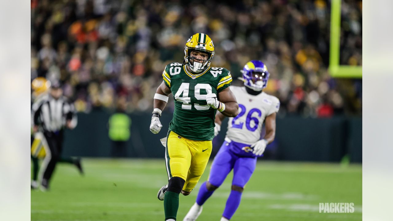 Green Bay Packers tight end Dominique Dafney comes in motion