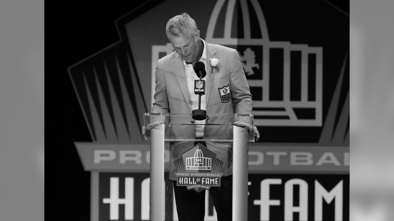 Pro Football Hall of Fame at Night - Canton Ohio - Black and White