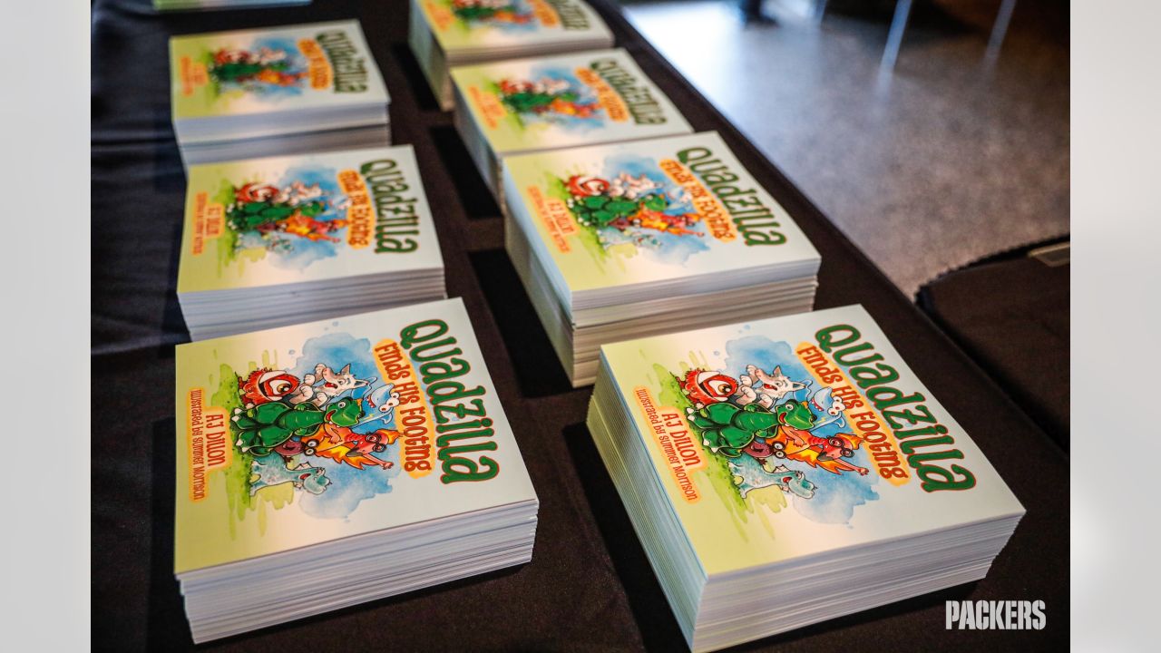 Packers RB A.J. Dillon releases his new children's book at launch party