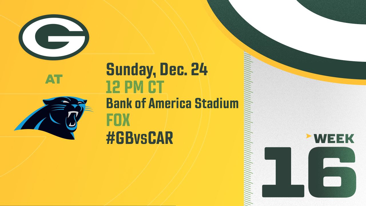 Green Bay Packers vs Carolina Panthers - December 24, 2023