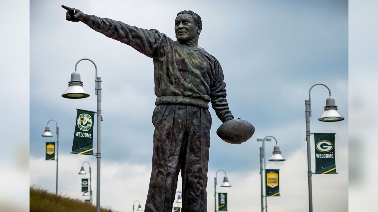 Packers CURLY LAMBEAU 8x10 COLORIZED Photo Mounted On A Custom Engraved  Plaque