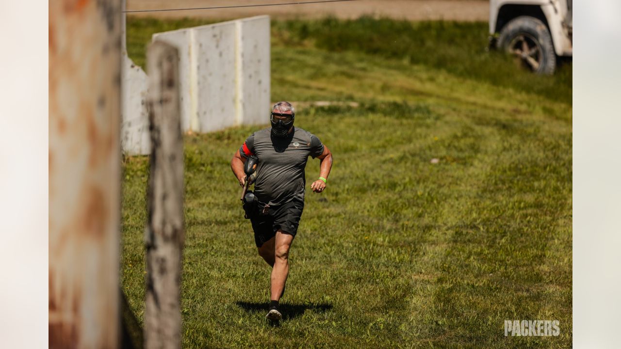 Photos: Packers hit paintball course for team-building exercise