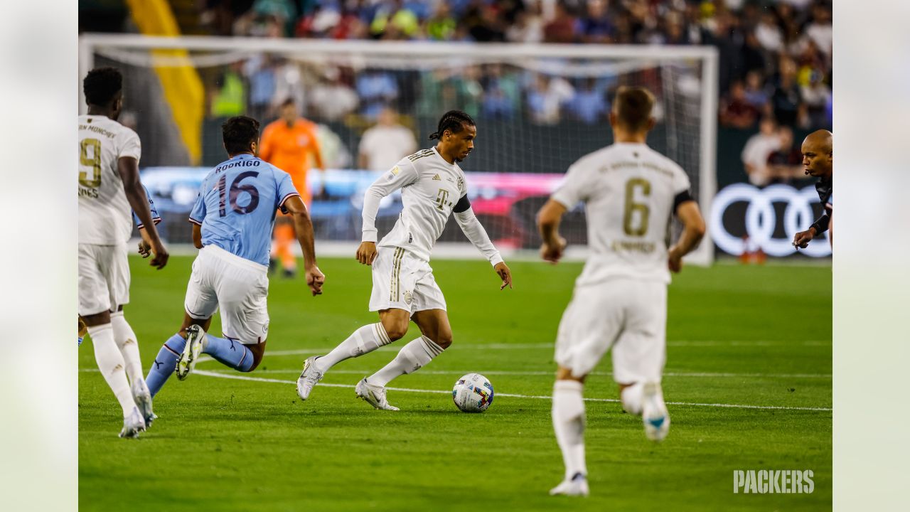 Photos: Lambeau Field hosts first-ever soccer match between FC Bayern  Munich & Manchester City