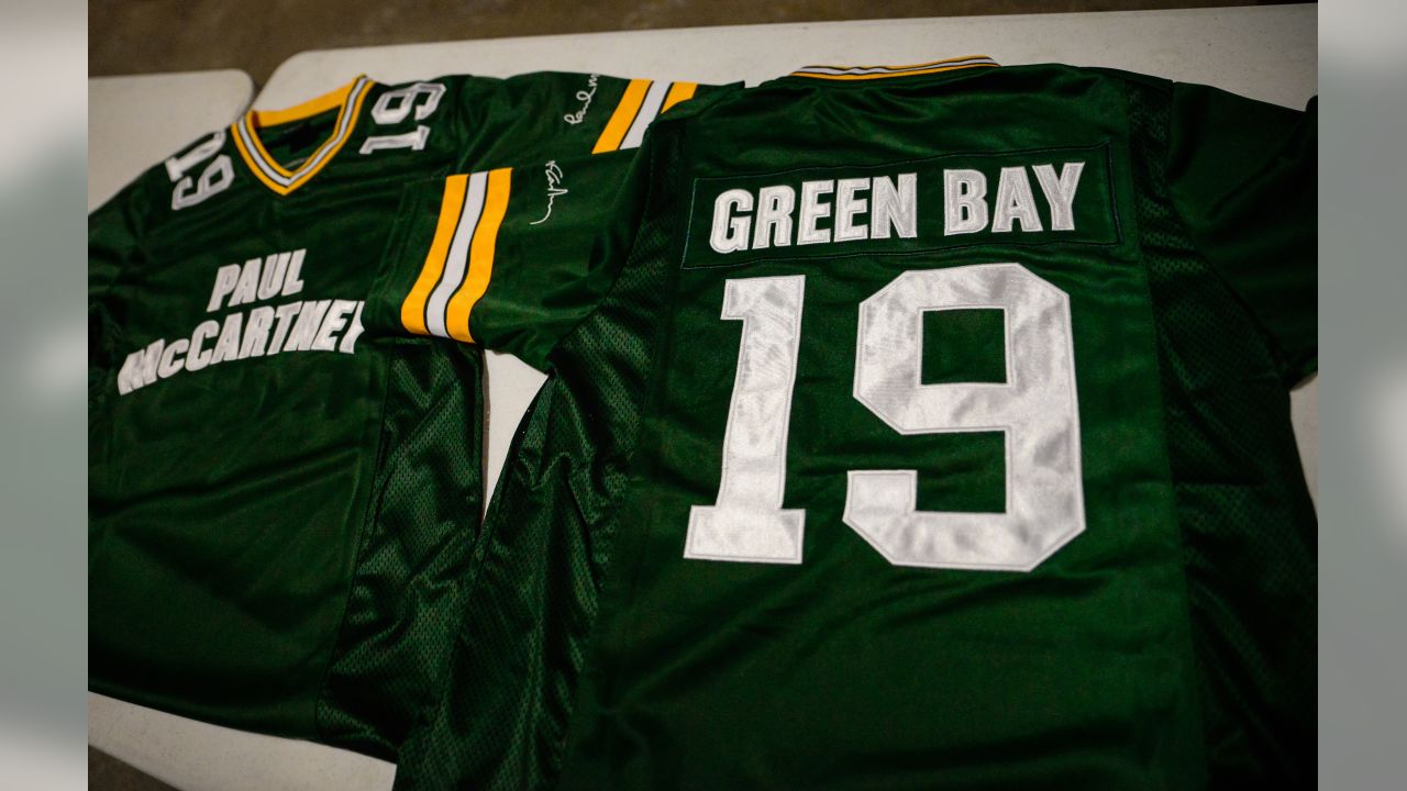 Lot Detail - Paul McCartney Custom Made Green Bay Packers Jersey