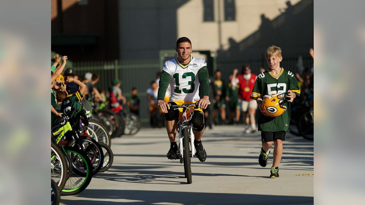 Packers players bike to work in unique tradition - Deseret News