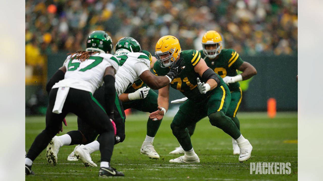 Josh Myers the lone constant on Green Bay Packers offensive line