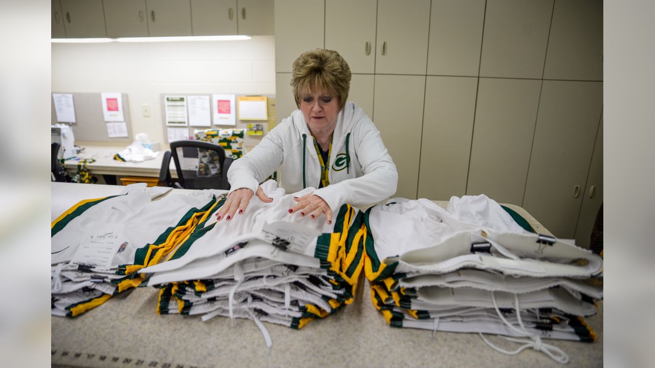 Behind-the-scenes look at Packers' Color Rush uniforms