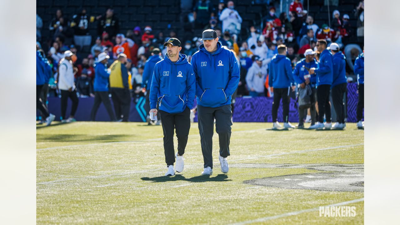 First look at Packers' coaches at Pro Bowl practice in Las Vegas