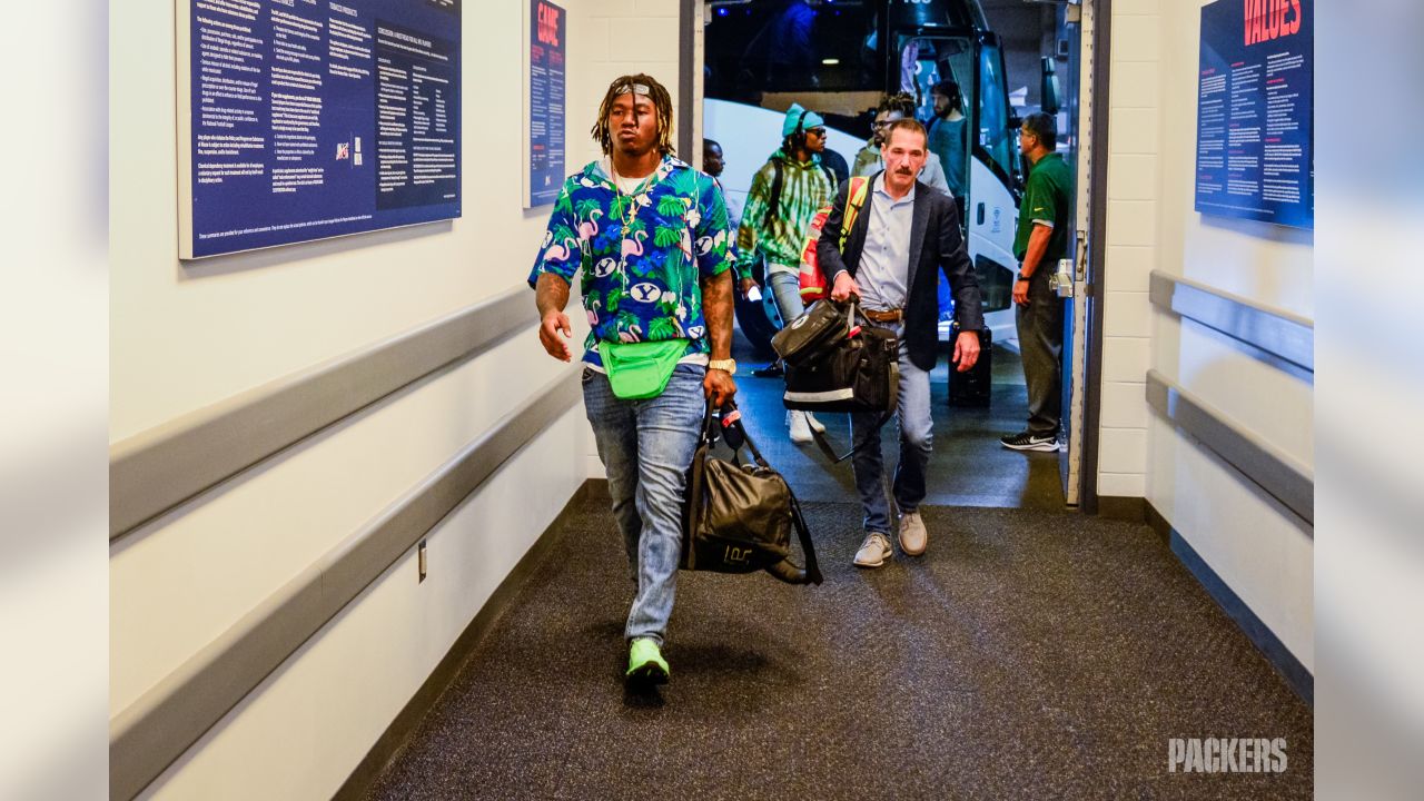 Photos: Packers arrive at AT&T Stadium