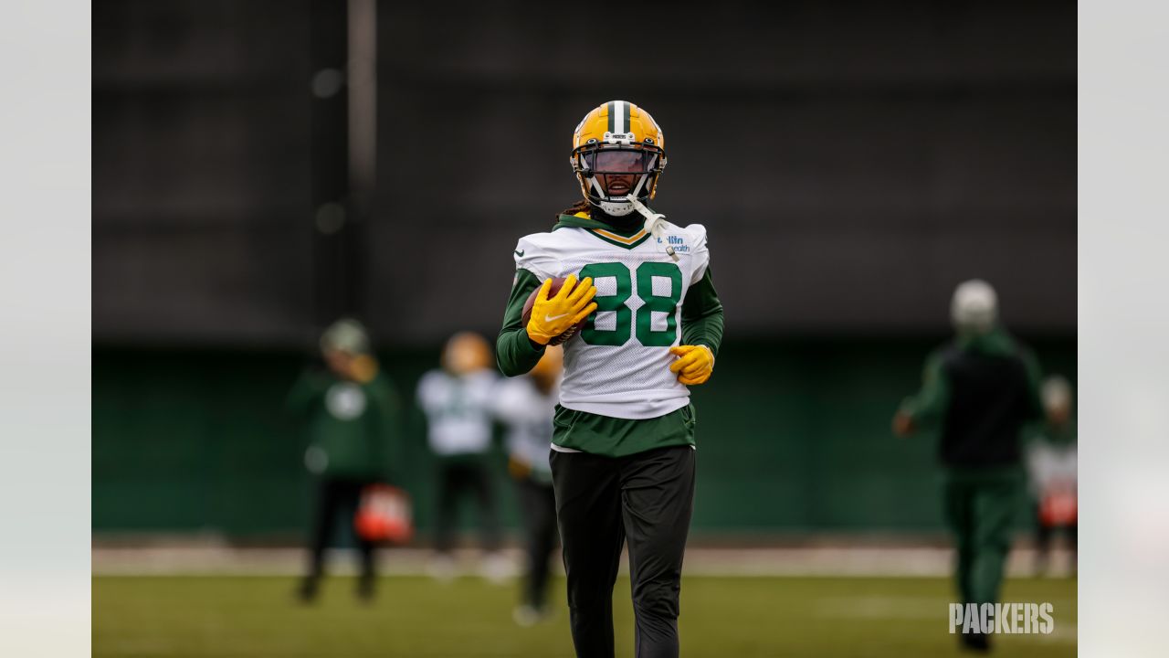 Green Bay Packers practice for LA Rams game on Clarke Hinkle Field