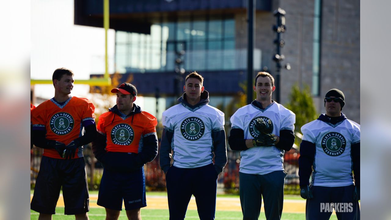 Packers host Salute to Service flag football tournament at Titletown