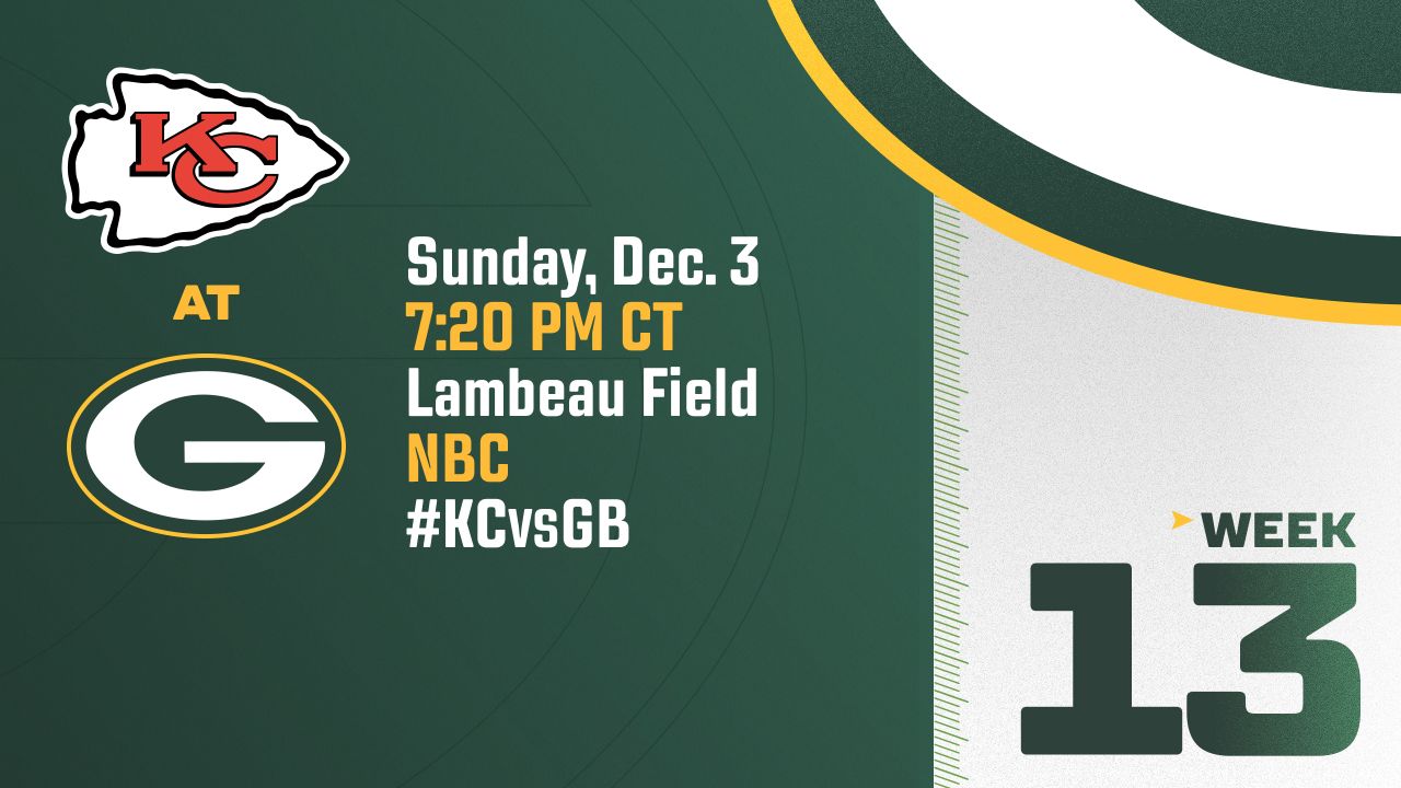 Green Bay Packers vs. Kansas City Chiefs Tickets Dec 03, 2023 Green Bay, WI