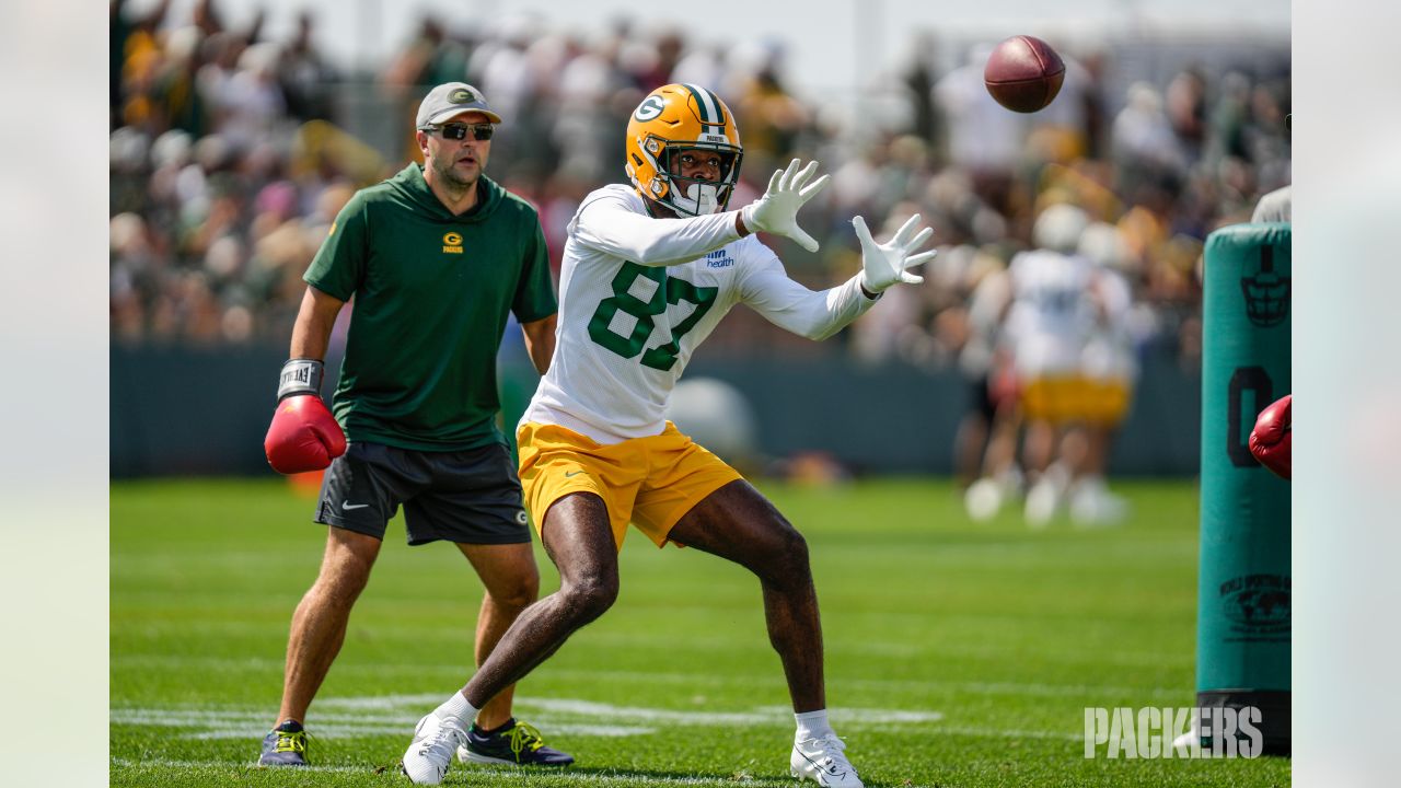 View photos of the Green Bay Packers second day of 2023 training camp