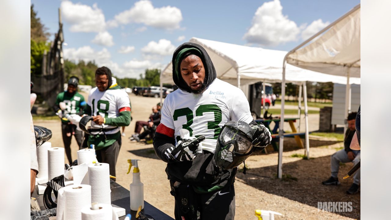 Photos: Packers hit paintball course for team-building exercise