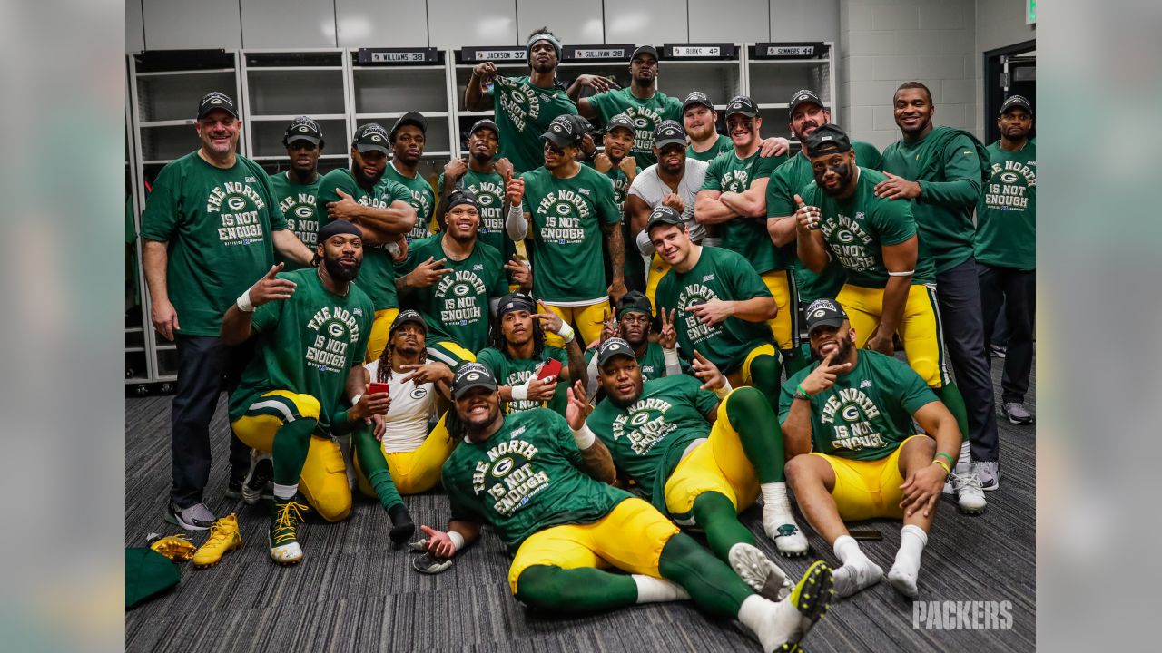 Packers celebrate with NFC North Championship gear