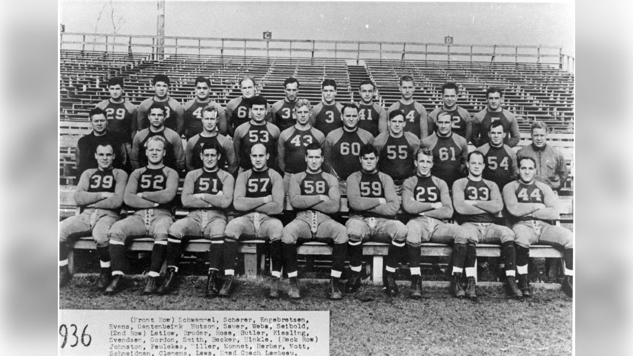 Packer Team Photos Through the Years (1919-2013)