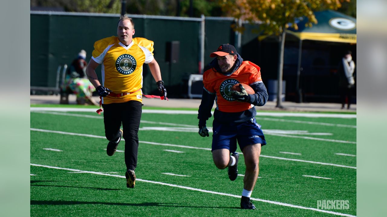 Packers host Salute to Service flag football tournament at Titletown