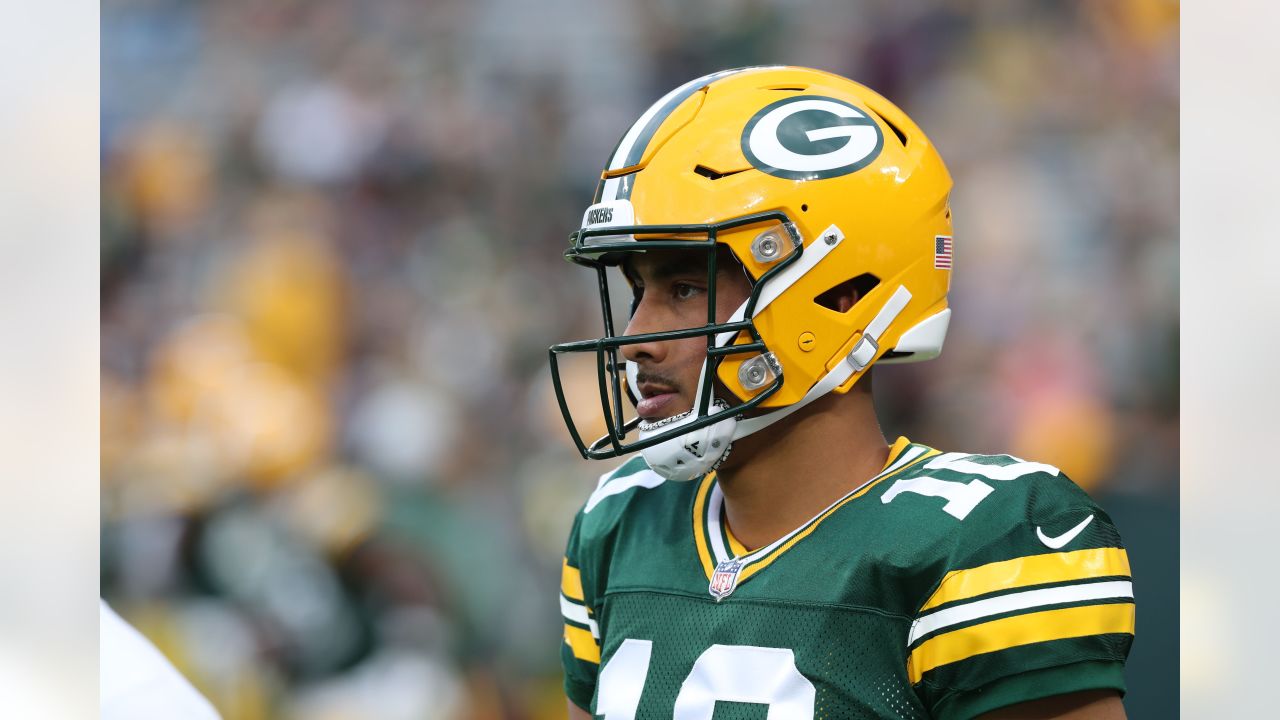 Green Bay Packers' Jordan Love throws during the first half of a preseason  NFL football game against the New Orleans Saints Friday, Aug. 19, 2022, in  Green Bay, Wis. (AP Photo/Morry Gash