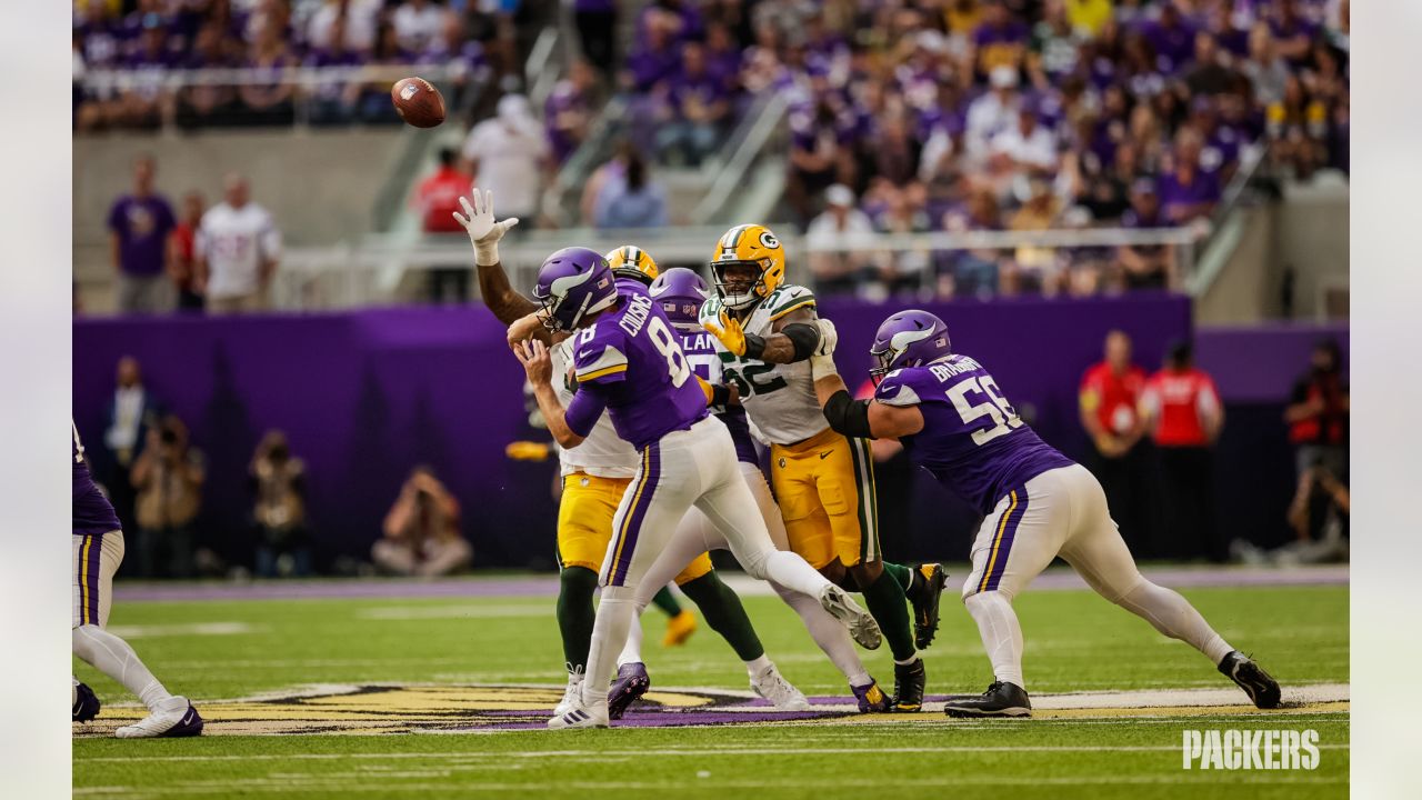 Pro football week 1: Packers at Vikings (Sept. 11, 2022)