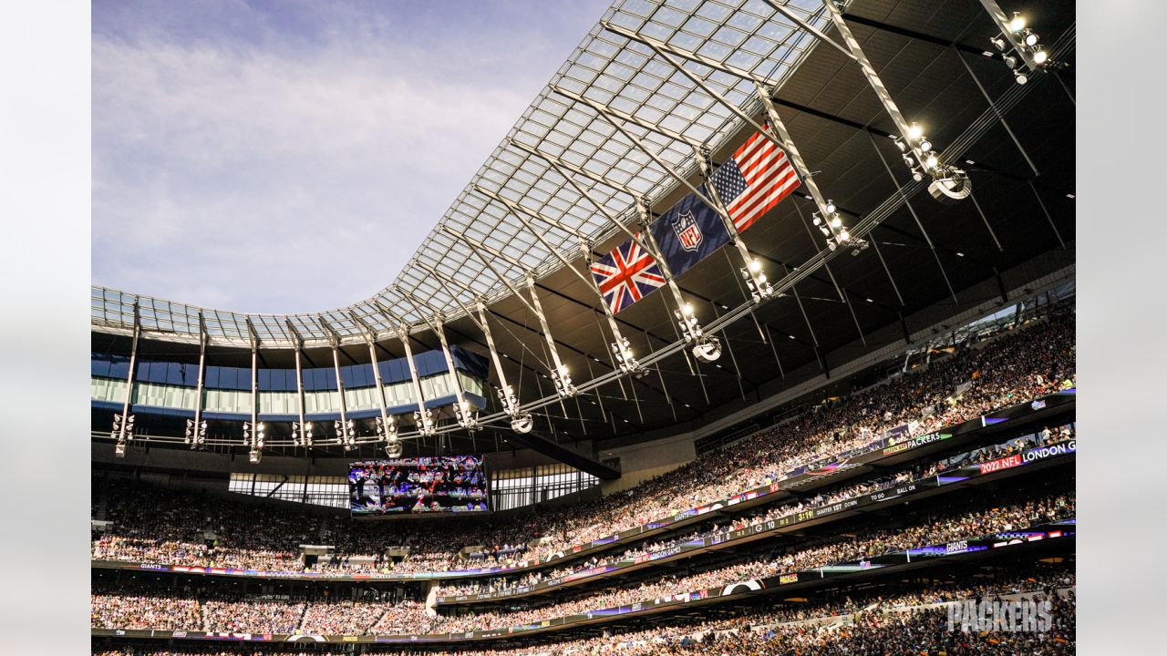 Packers vs Giants game photos at Tottenham Hotspur Stadium in London