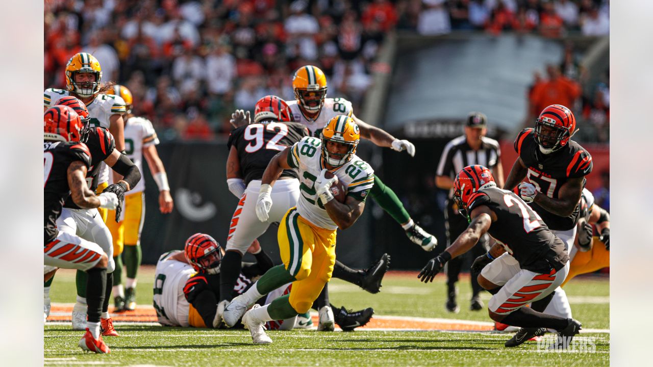 Aaron Jones on Backfield Mate AJ Dillon: 'He Went From a Guy to