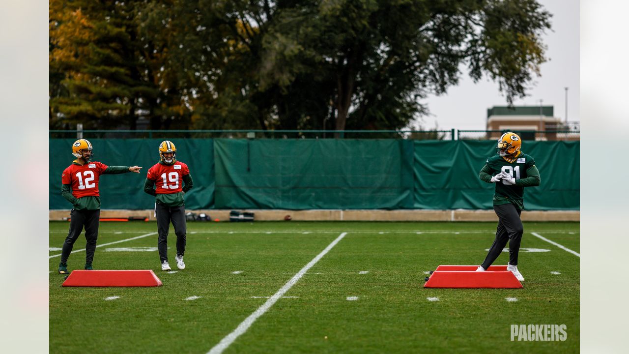 Photos: Packers gear up on chilly Friday, prepare for Jets game