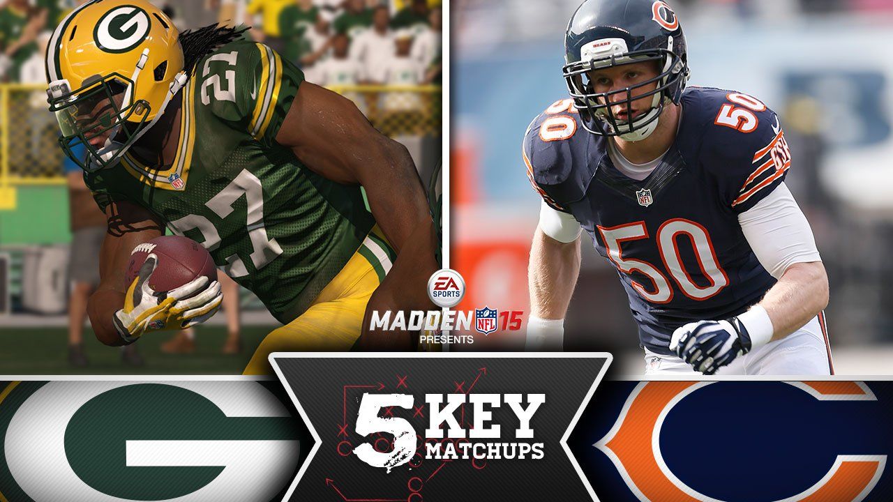 Week 15 Key Matchups: Chicago Bears at Green Bay Packers