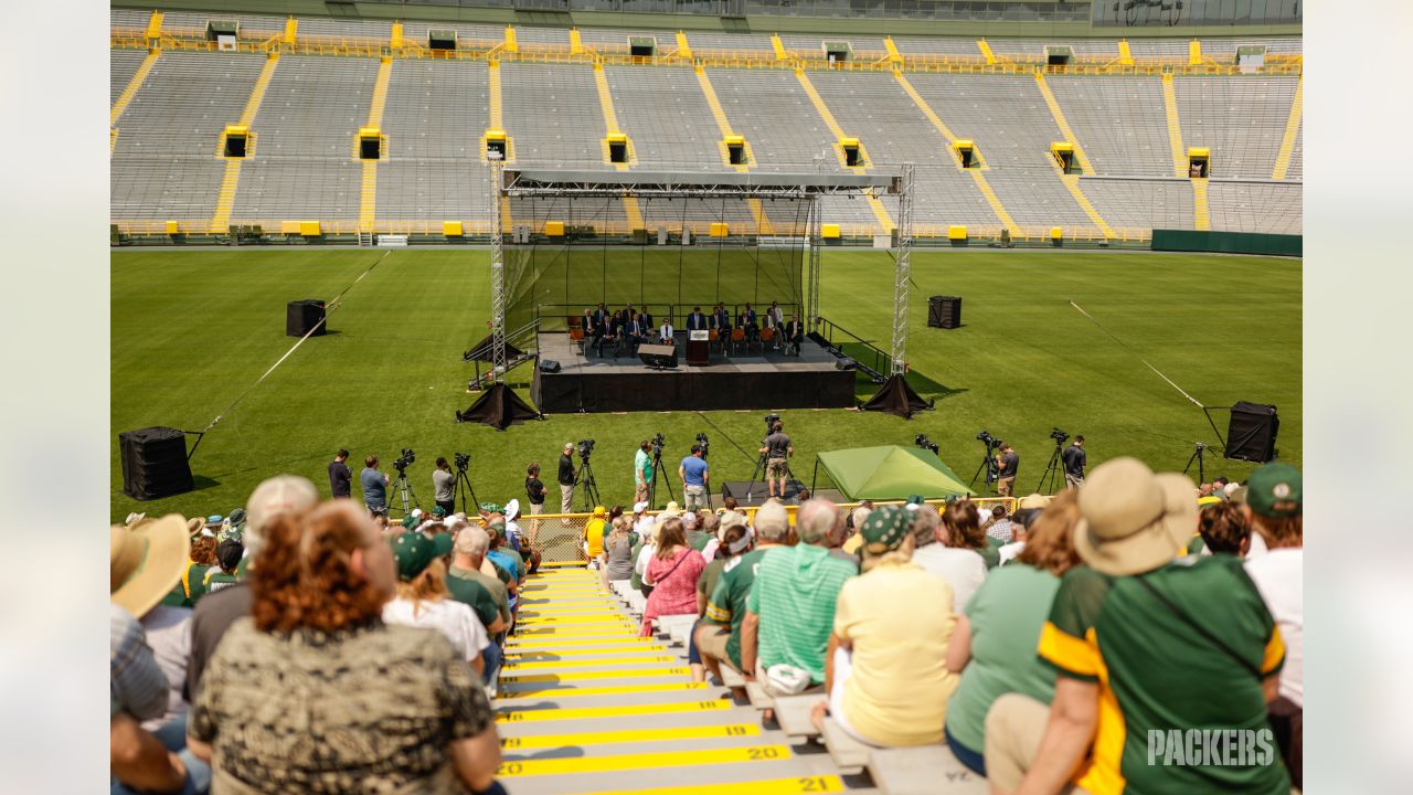 Section 120 at Lambeau Field 