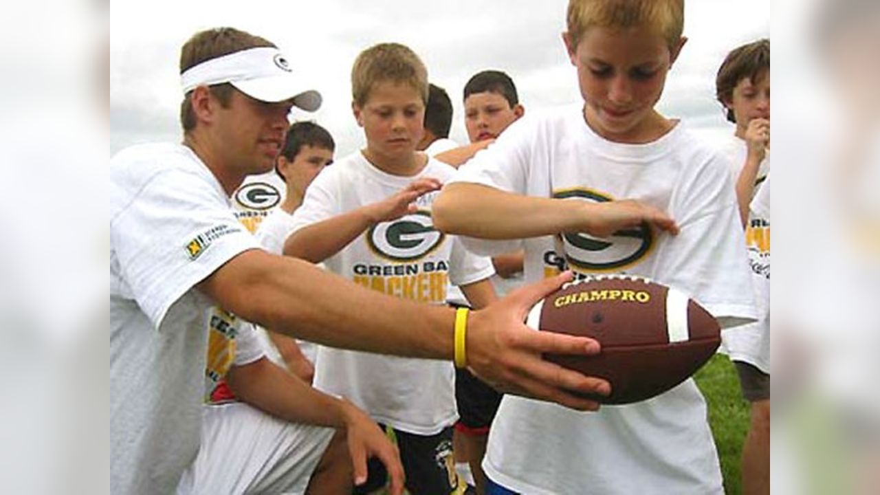 Green Bay Packers Youth Football Camp In Full Swing at Oshkosh YMCA