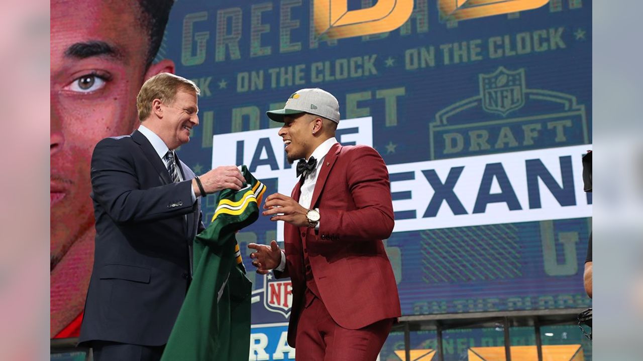 Packers draft pick Jaire Alexander wore his NFL jersey as he walked across  graduation stage - Article - Bardown