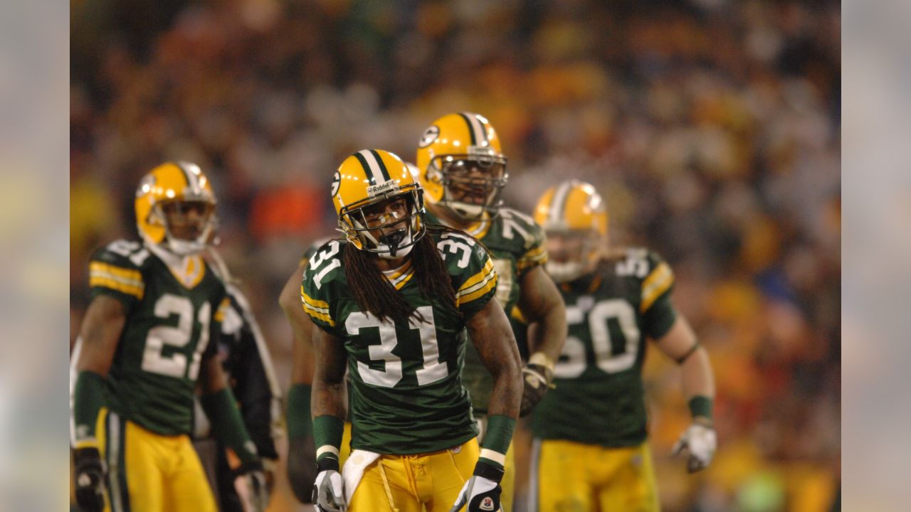 Al Harris & Charles Woodson's bronze football installation, Al Harris & Charles  Woodson will be forever honored in the #PackersHOF., By Green Bay Packers  Hall of Fame