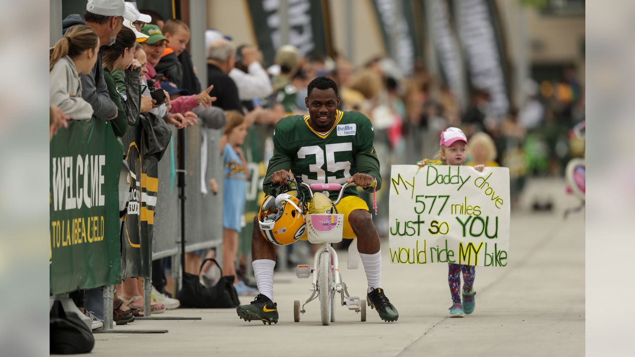 This summer gave Mason Crosby two more reasons to ride