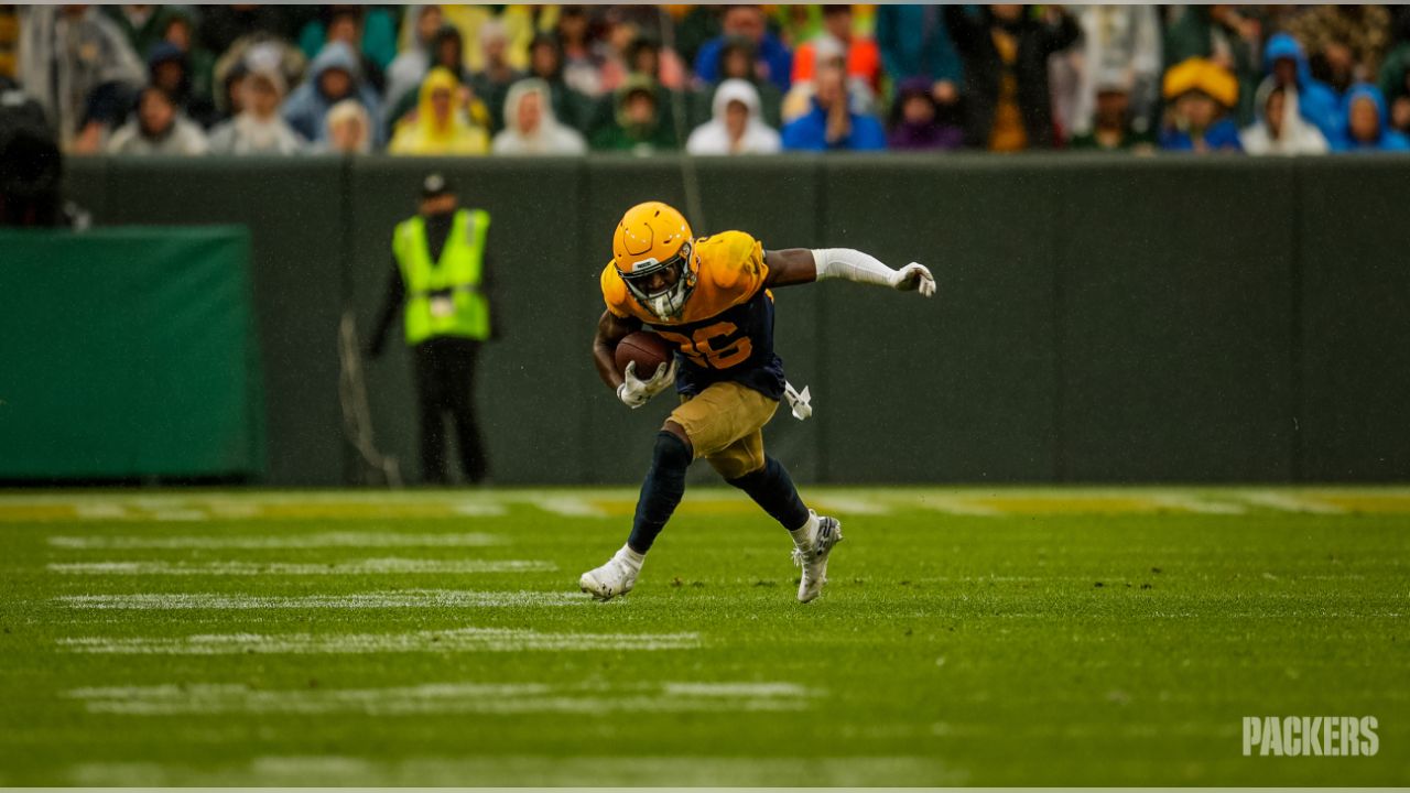 Green Bay Packers first-round draft pick Darnell Savage Jr. during NFL  football rookie orientation camp Friday, May 3, 2019, in Green Bay, Wis.  (AP Photo/Mike Roemer Stock Photo - Alamy