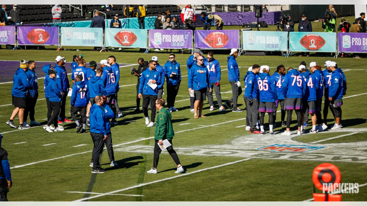 First look at Packers' coaches at Pro Bowl practice in Las Vegas