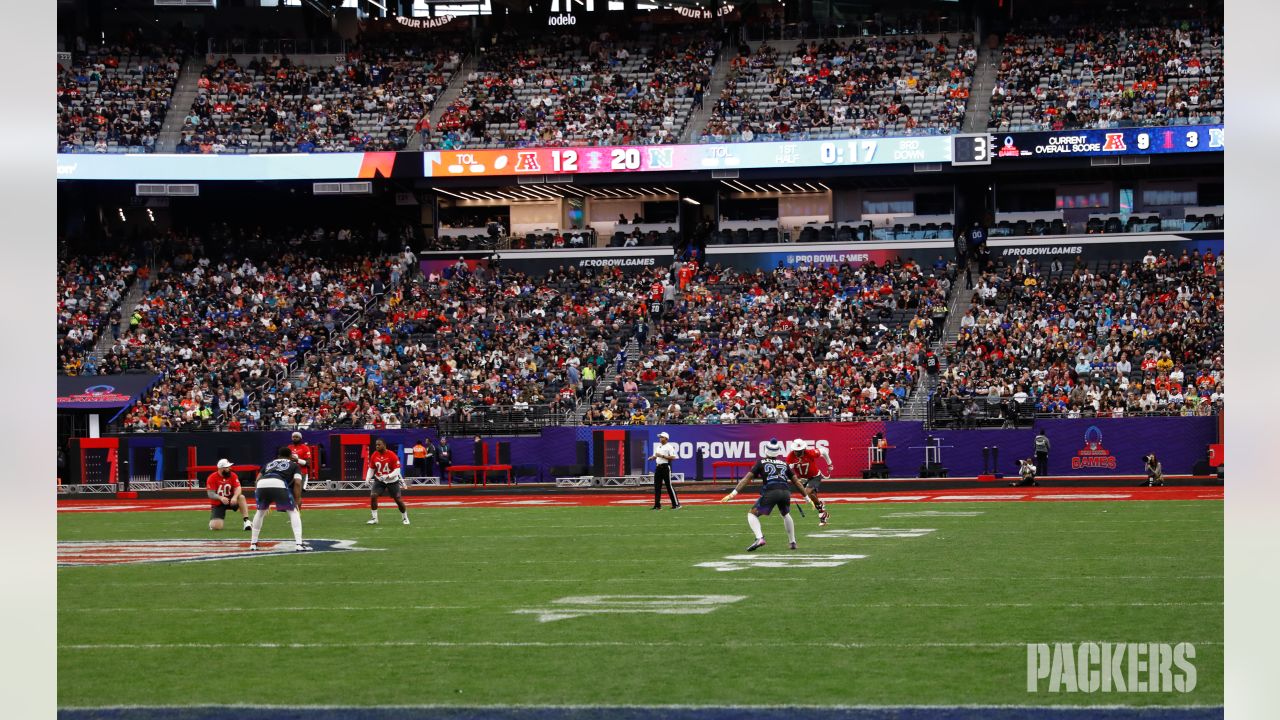 Photos: Packers clock in at the NFL Flag football game