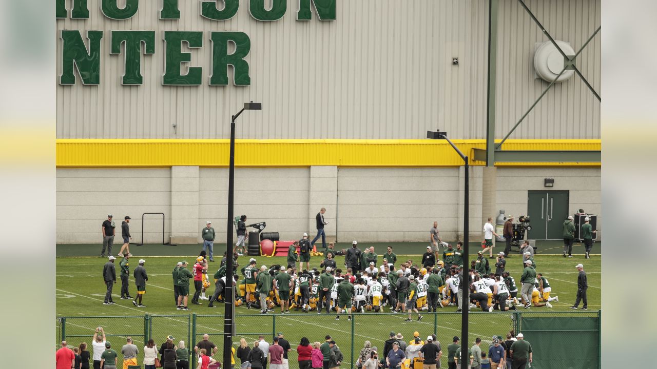 Green Bay Packers hold OTA practice at Clark Hinkle Field